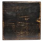 Custom color wash furniture finish black