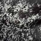 Black and white peppered cowhide swatch - Your Western Decor 