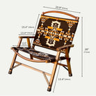 Black Rock Southwestern Folding Outdoor Chair measurements - Your Western Decor