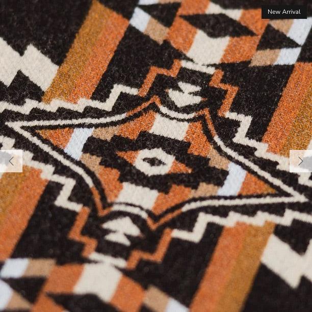 Black Rock Southwestern Fabric pattern detail - Your Western Decor