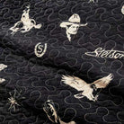 Midnight rodeo western quilt detail 