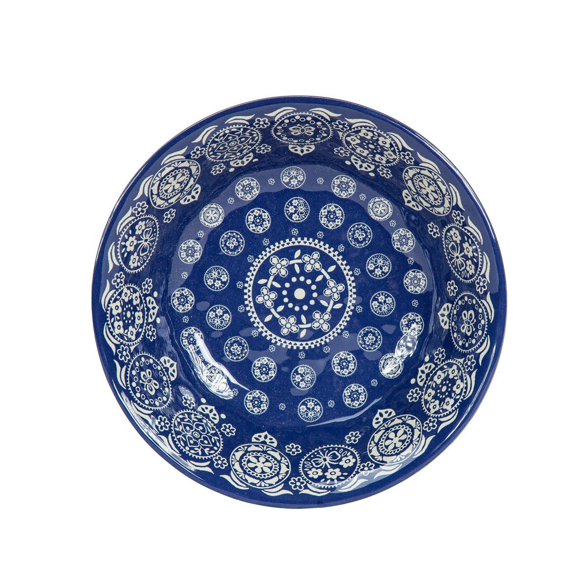 Melamine western serving bowl with bandana patterns 