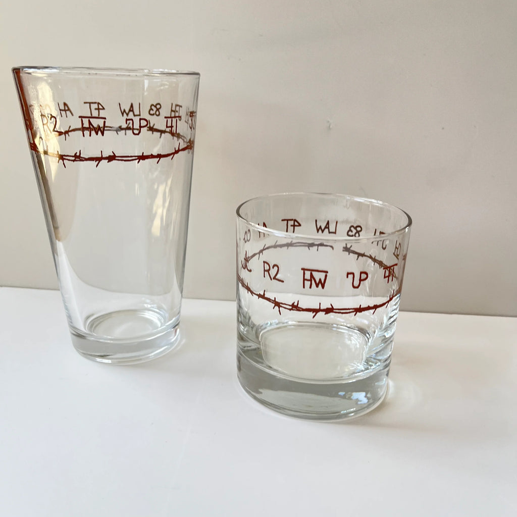 Blue Mountain Brands and Barbed Wire Western Glassware by Your Western Decor