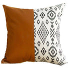 Boho vegan leather pillow sham - Your Western Decor