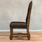 American made Boot Stitch Western Side Chair - Your Western Decor