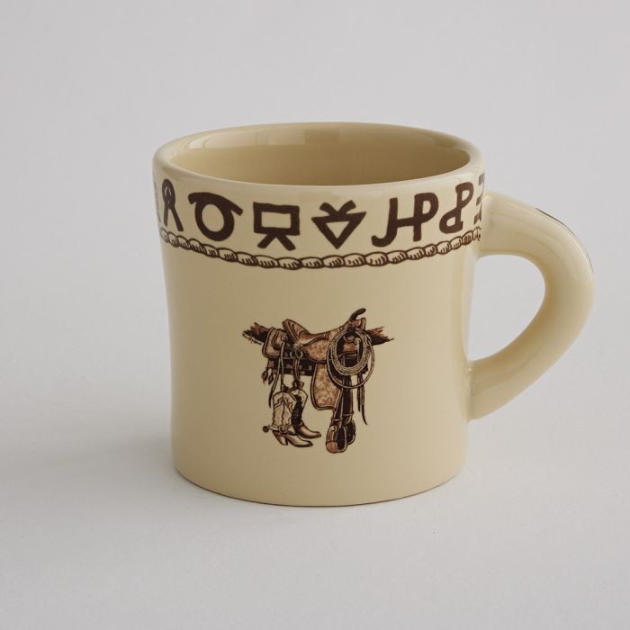 Boots & Saddle Western Mug made in the USA - Your Western Decor