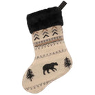 Boulder bear cabin inspired stocking - Your Western Decor