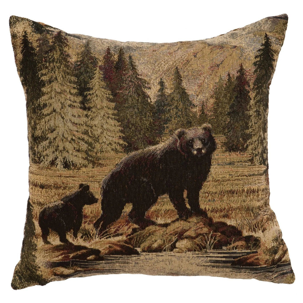 Bradley Bear Throw Pillow - Your Western Decor