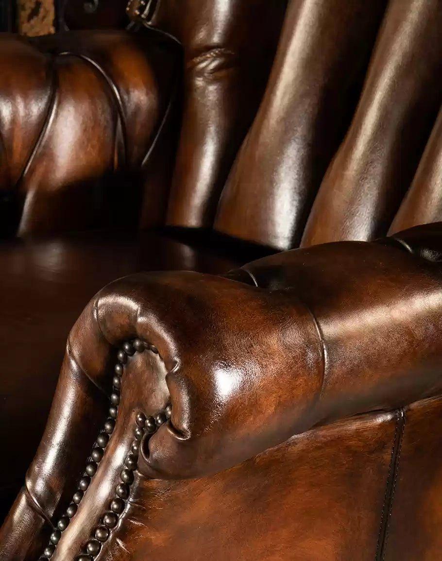 American Made Brambleton Dark Leather Recliner - Your Western Decor