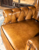 American made Brambleton Saddle Leather Recliner - Your Western Decor