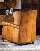 American made Brambleton Saddle Leather Recliner Back - Your Western Decor