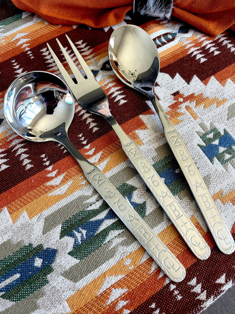 Branded western utensil serving set - Your Western Decor