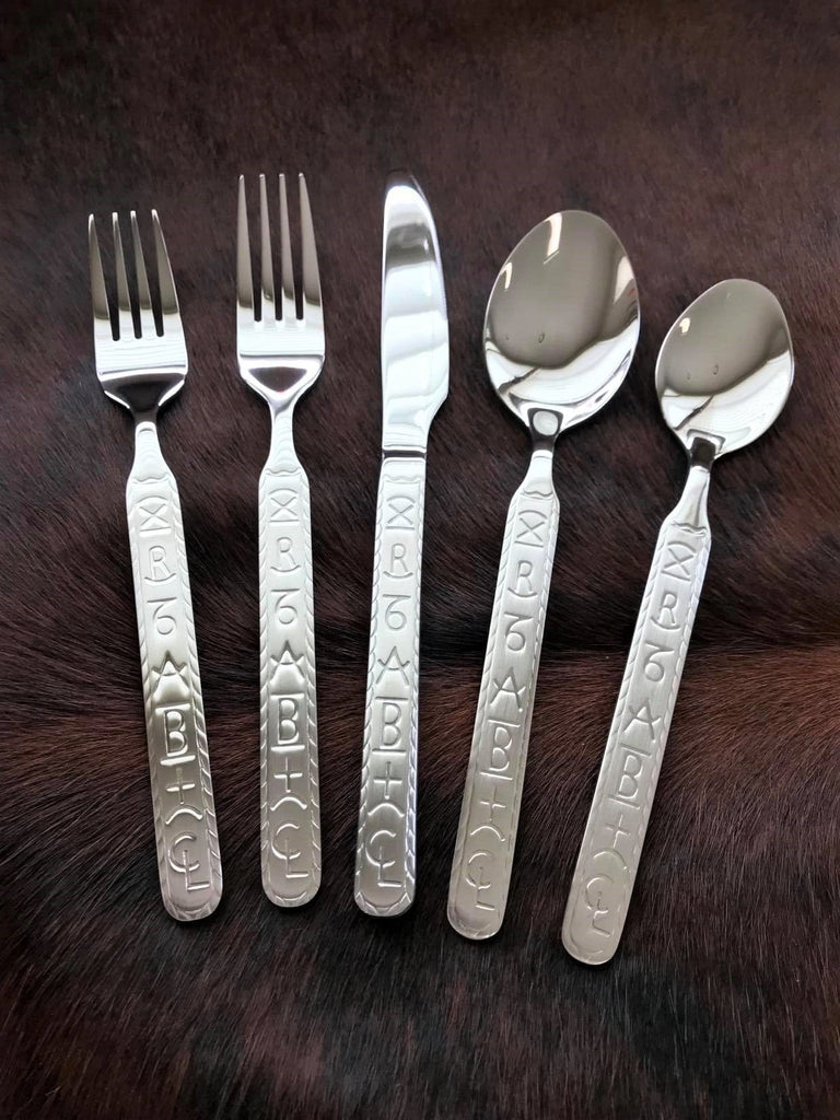 20-pc brands flatware stainless steel - Your Western Decor