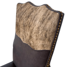Leather and Brindle Cowhide Office Chair