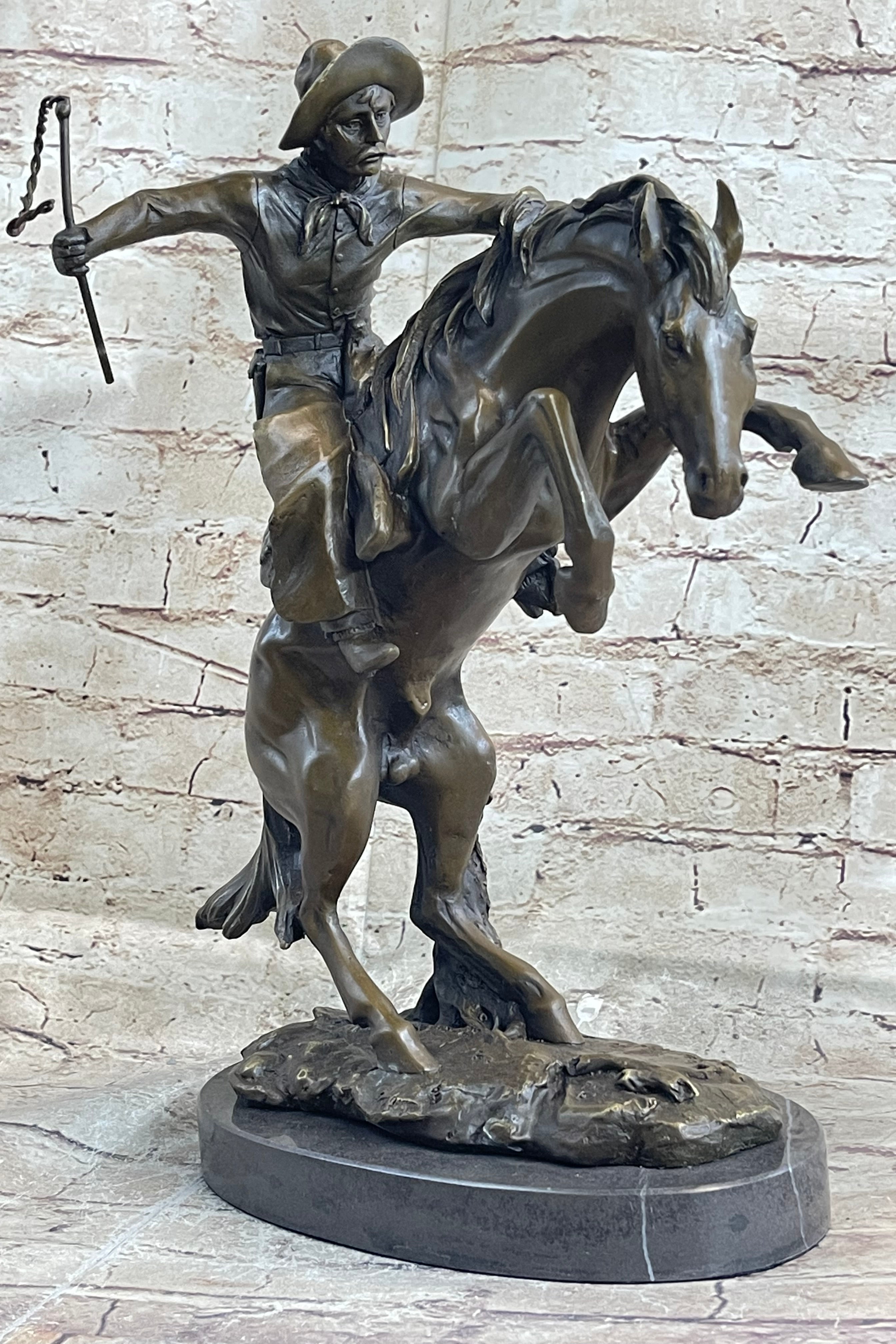 Bronc Western Bronze Sculpture by Remington - Your Western Decor