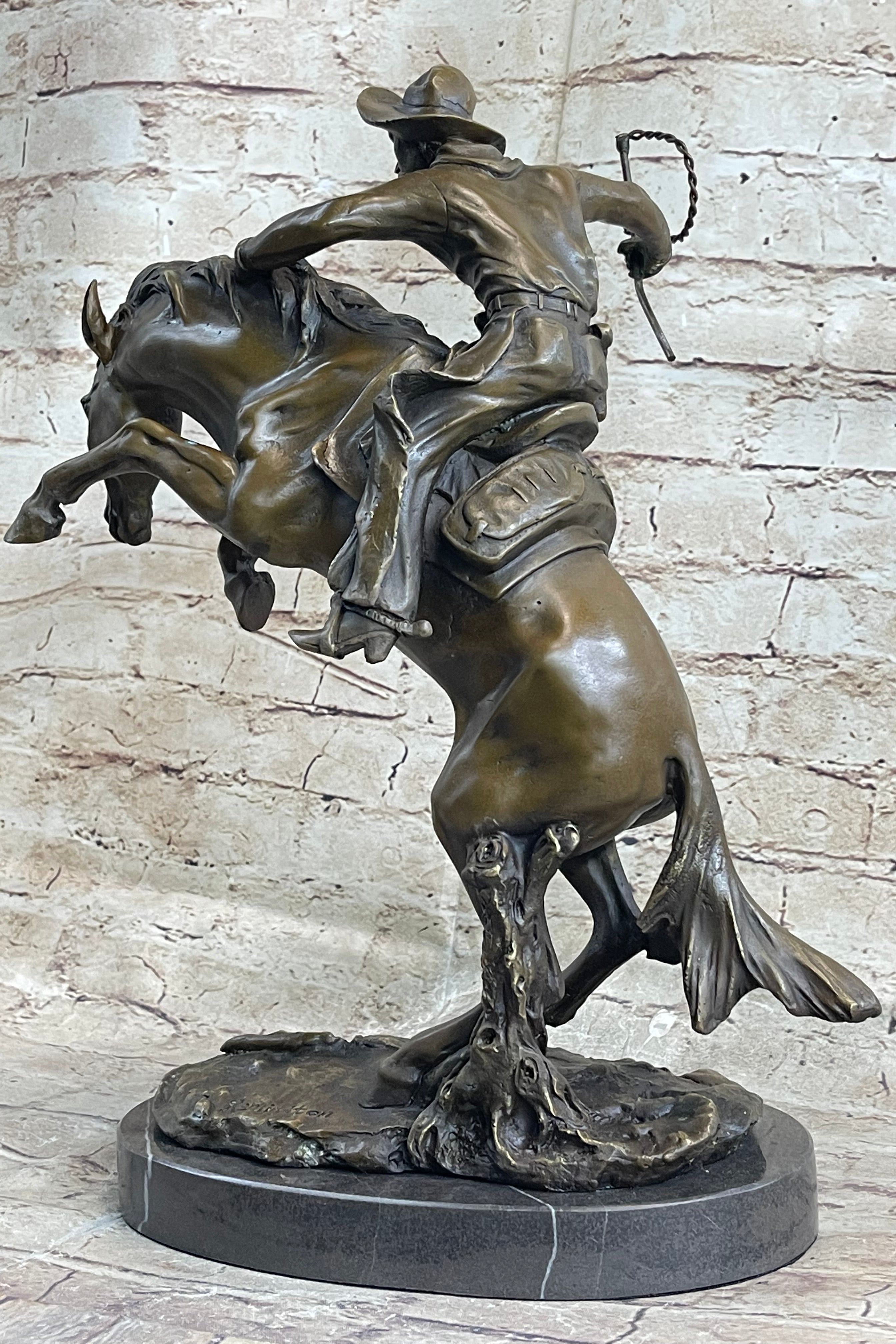 Bronc Western Bronze Sculpture by Remington - Your Western Decor