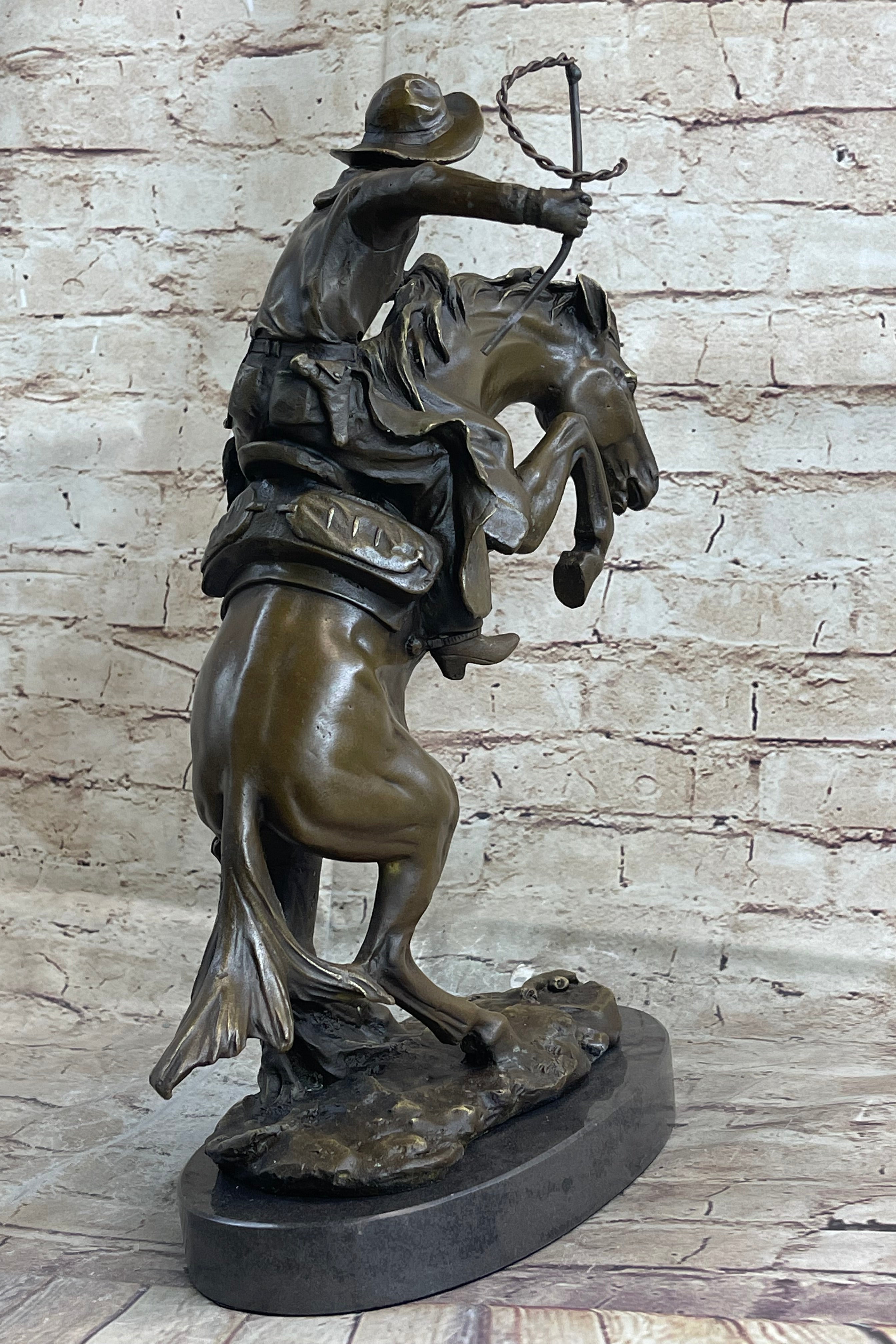 Bronc Western Bronze Sculpture by Remington - Your Western Decor