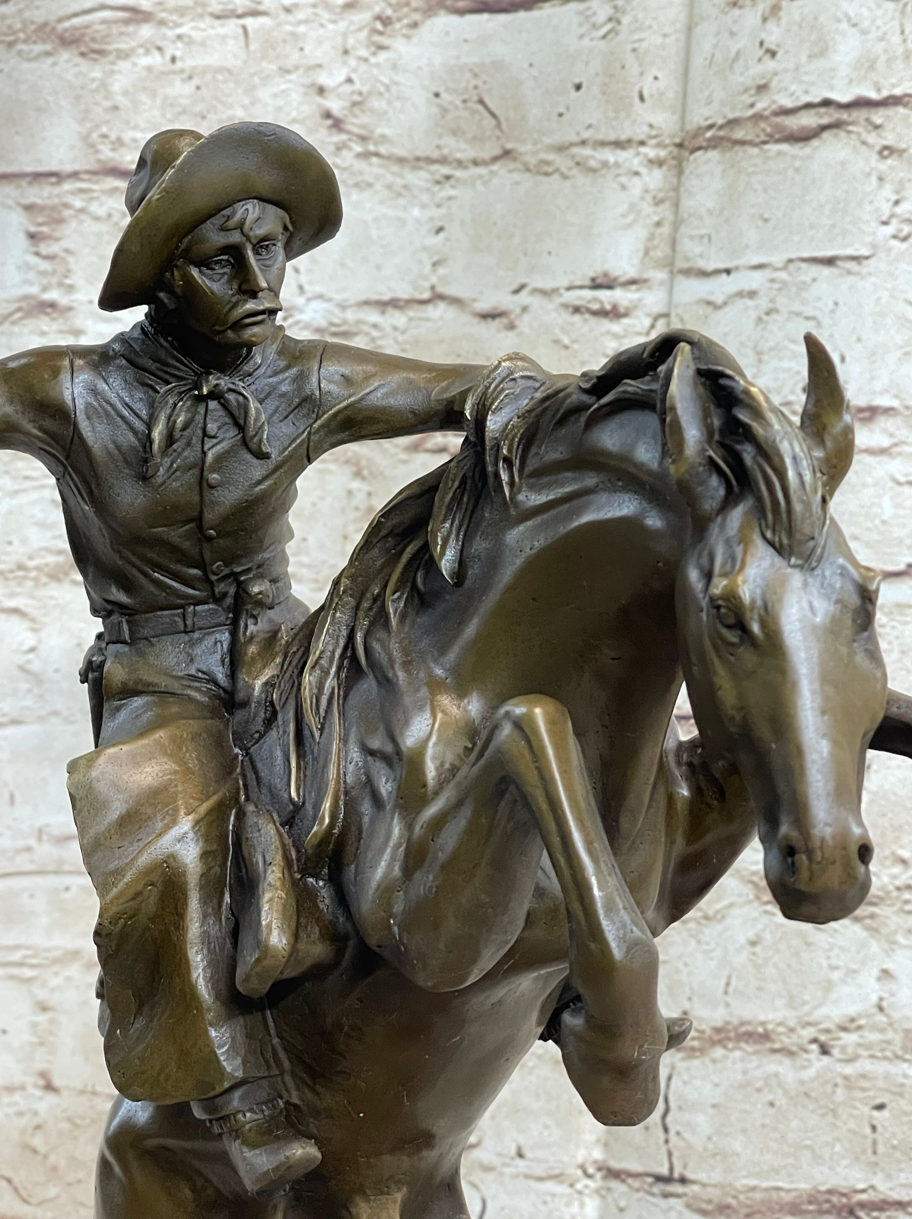 Bronc Western Bronze Sculpture by Remington - Your Western Decor