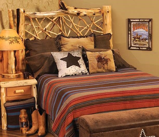 Bronco Rider Western Throw Pillows on bedding set - Your Western Decor