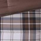 Close-up of brown fabric with a plaid pattern - Your Western Decor