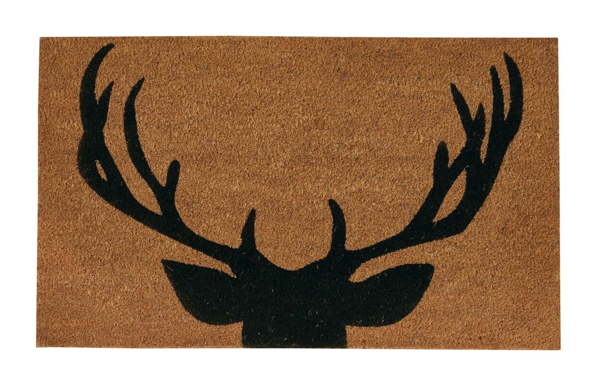 Coir Buck Deer Doormat - Your Western Decor