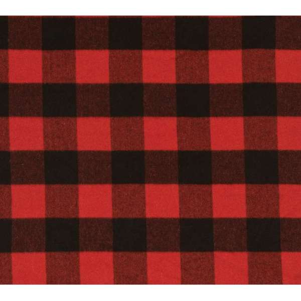 Red and black buffalo plaid fabric - Your Western Decor