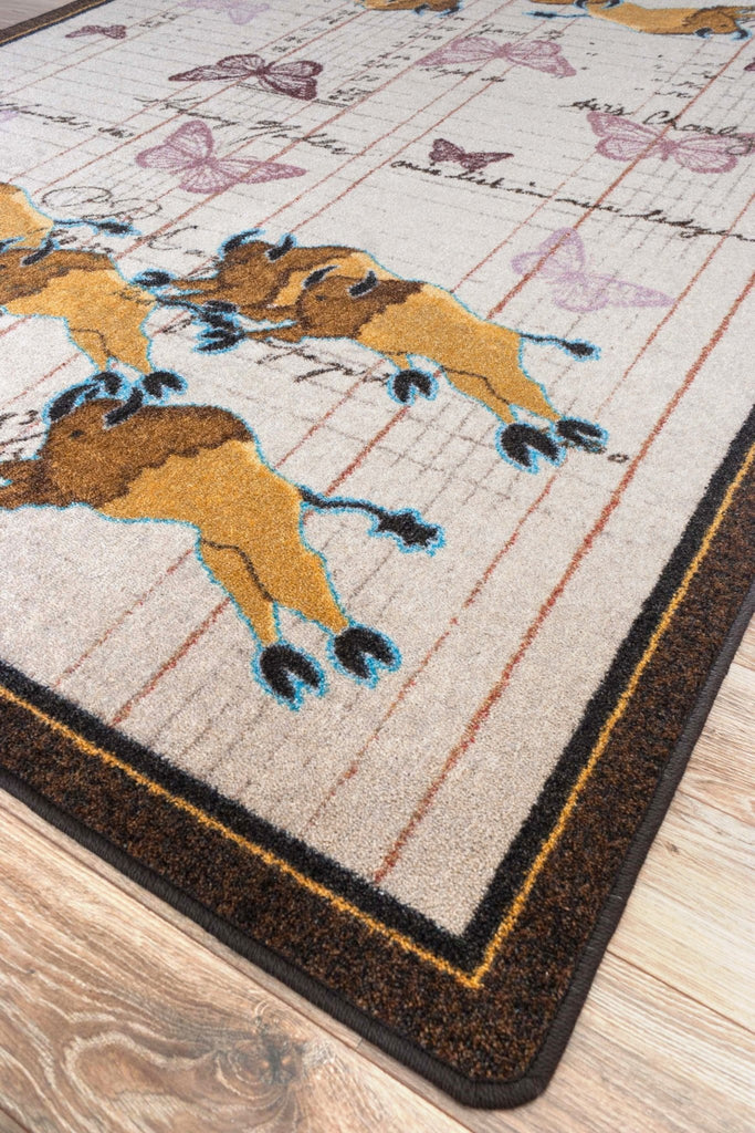 Buffalo run area and accent rugs - Made in the USA - Your Western Decor