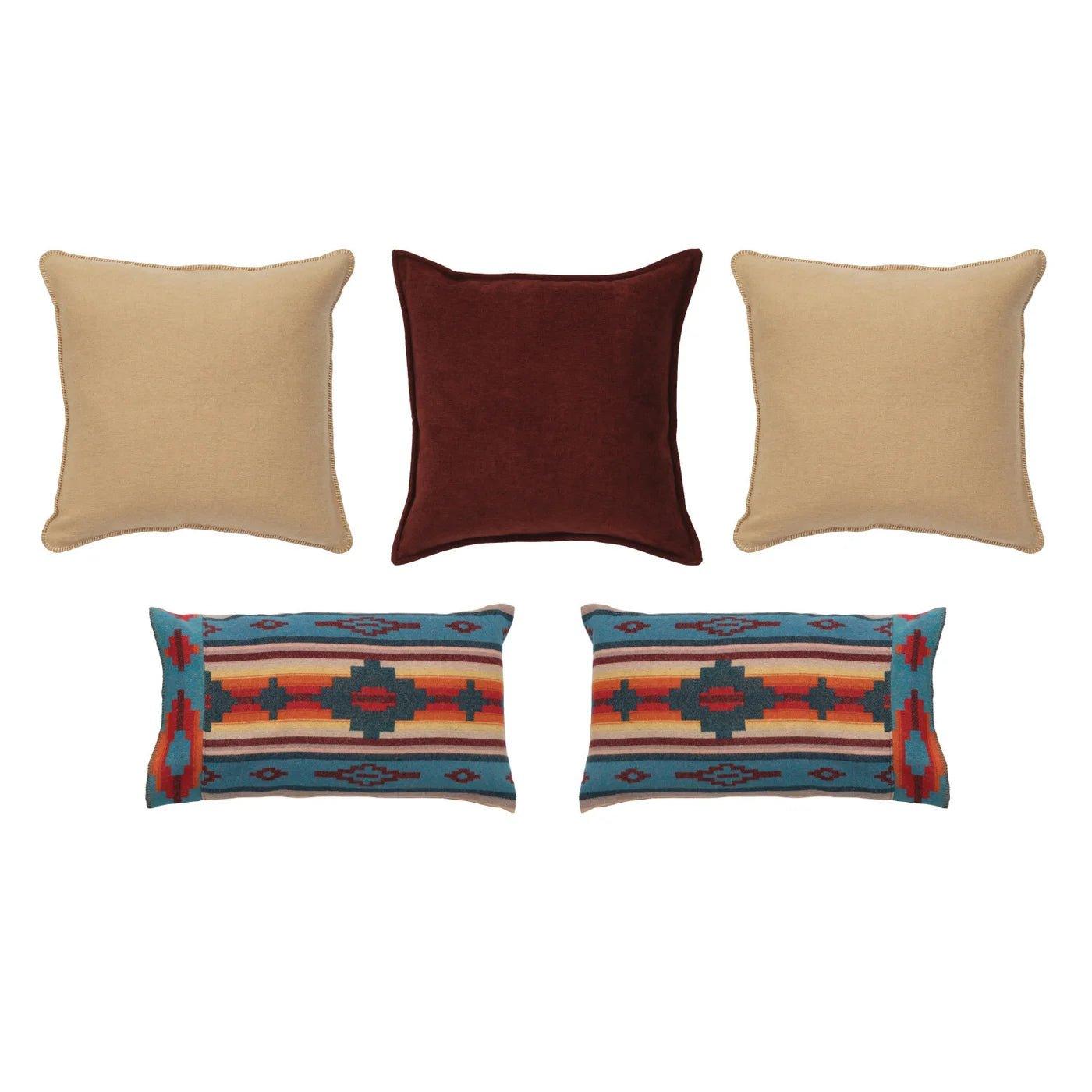 American made Buffalo Springs shams collection - Your Western Decor