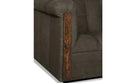 Camden suede leather sofa arm detail - Your Western Decor