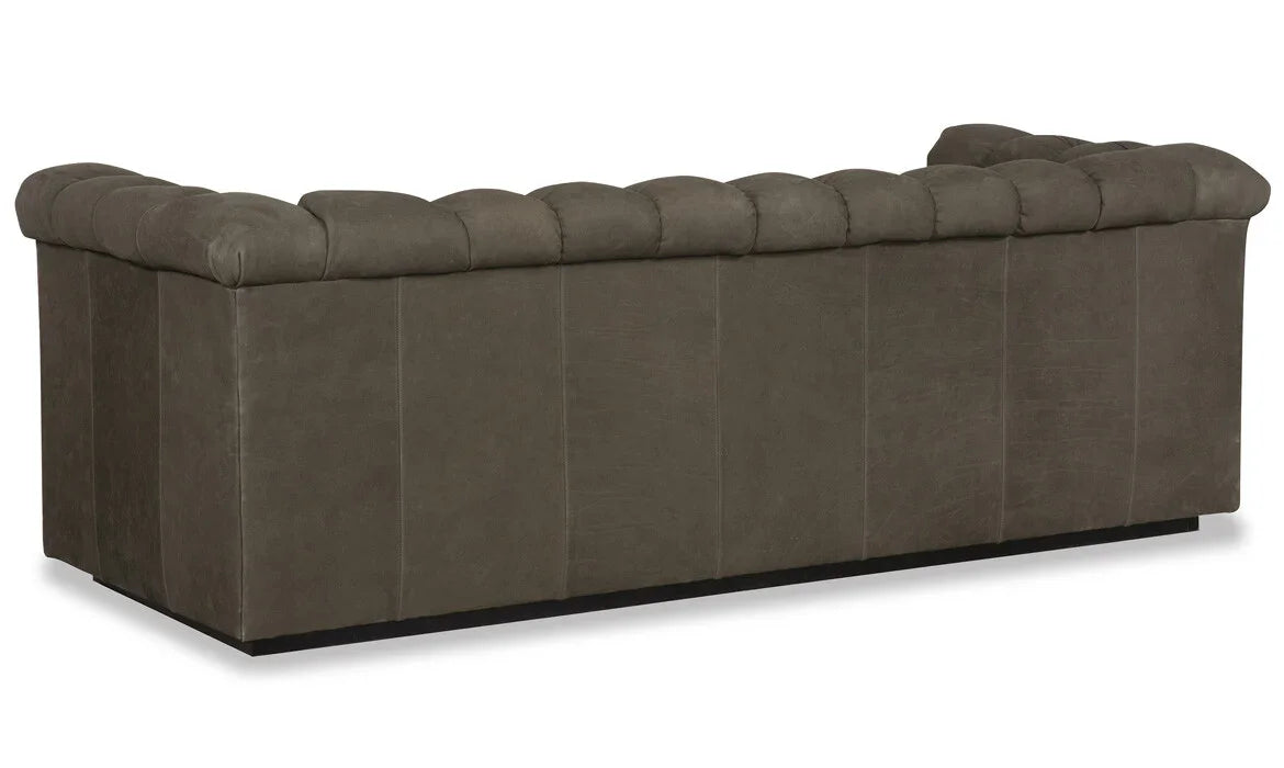 Camden sueded leather sofa back - Your Western Decor