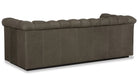 Camden sueded leather sofa back - Your Western Decor