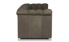 Camden suede leather sofa side - Your Western Decor