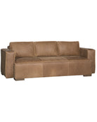 Canyon Saddle Leather Sofa in Brown 