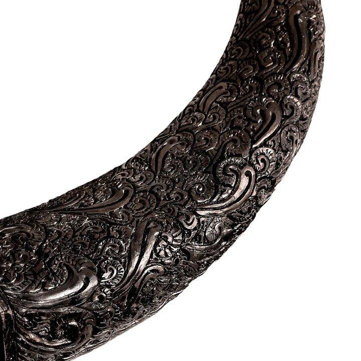 Hand Carved Steer Horns - Your Western Decor