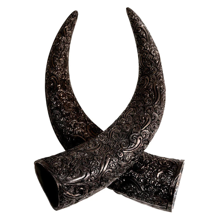 Hand Carved Steer Horns - Your Western Decor