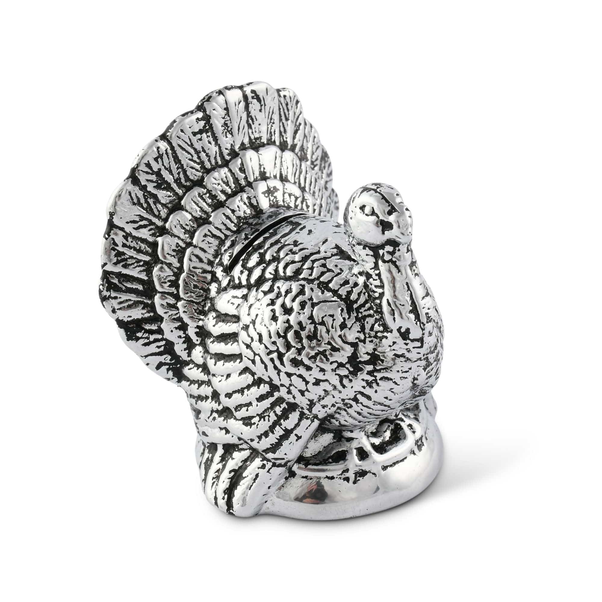 Premium aluminum carved Turkey Place Card Holders set of 4 - Your Western Decor