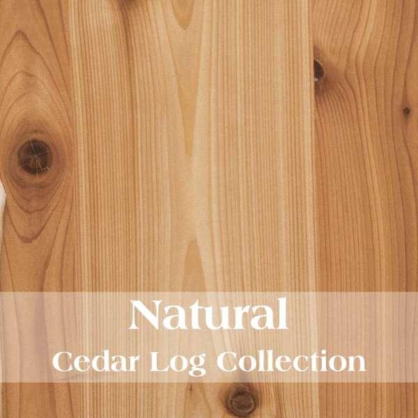 Natural Cedar Log Collection Swatch - Your Western Decor