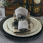 Chadwick cloth napkin in grey mist - Your Western Decor