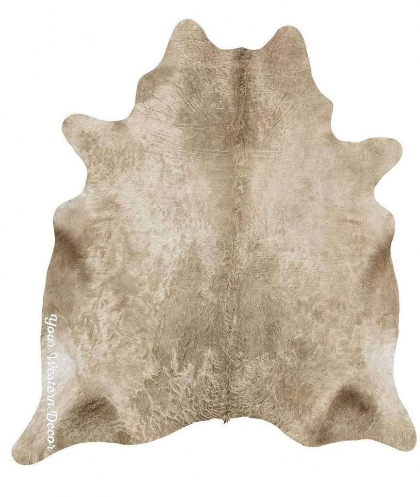 Champagne color cowhide rug - Your Western Decor
