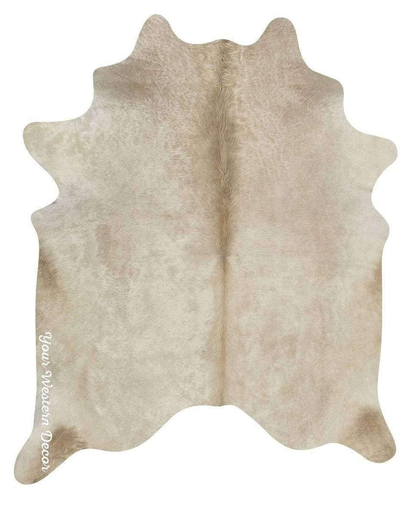 Champagne cowhide rug - Your Western Decor