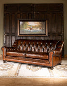 American made Chester Leather Sofa - Your Western Decor