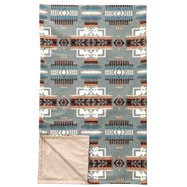 Chief Joseph Throw Blanket, fabric by Sunbrella, design by Pendleton - Made in the USA - Your Western Decor