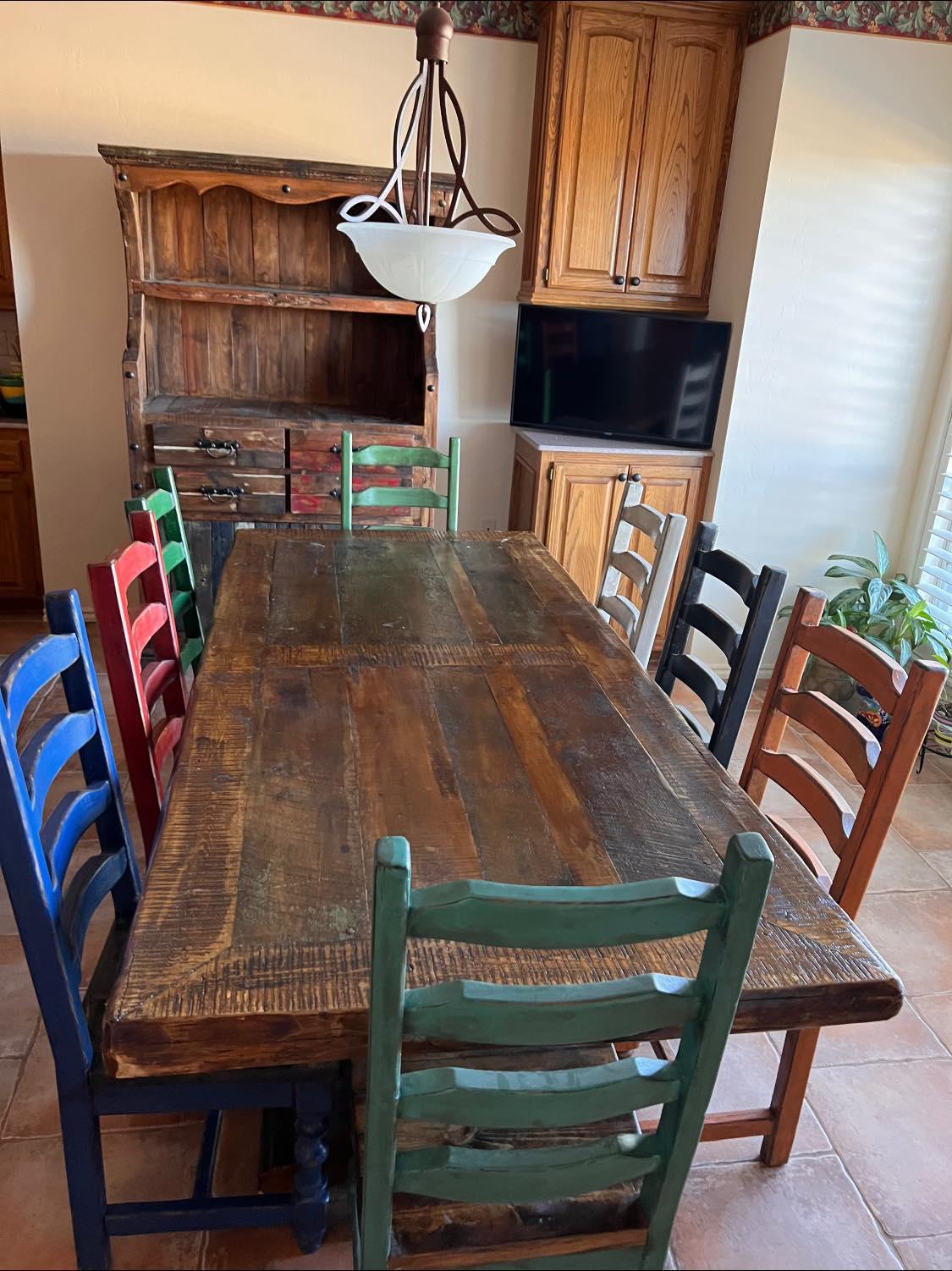 Chihuahua Pine Rustic Dining Tables - Your Western Decor