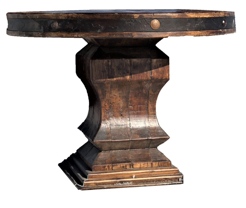 Round Rustic Dining Table - Your Western Decor