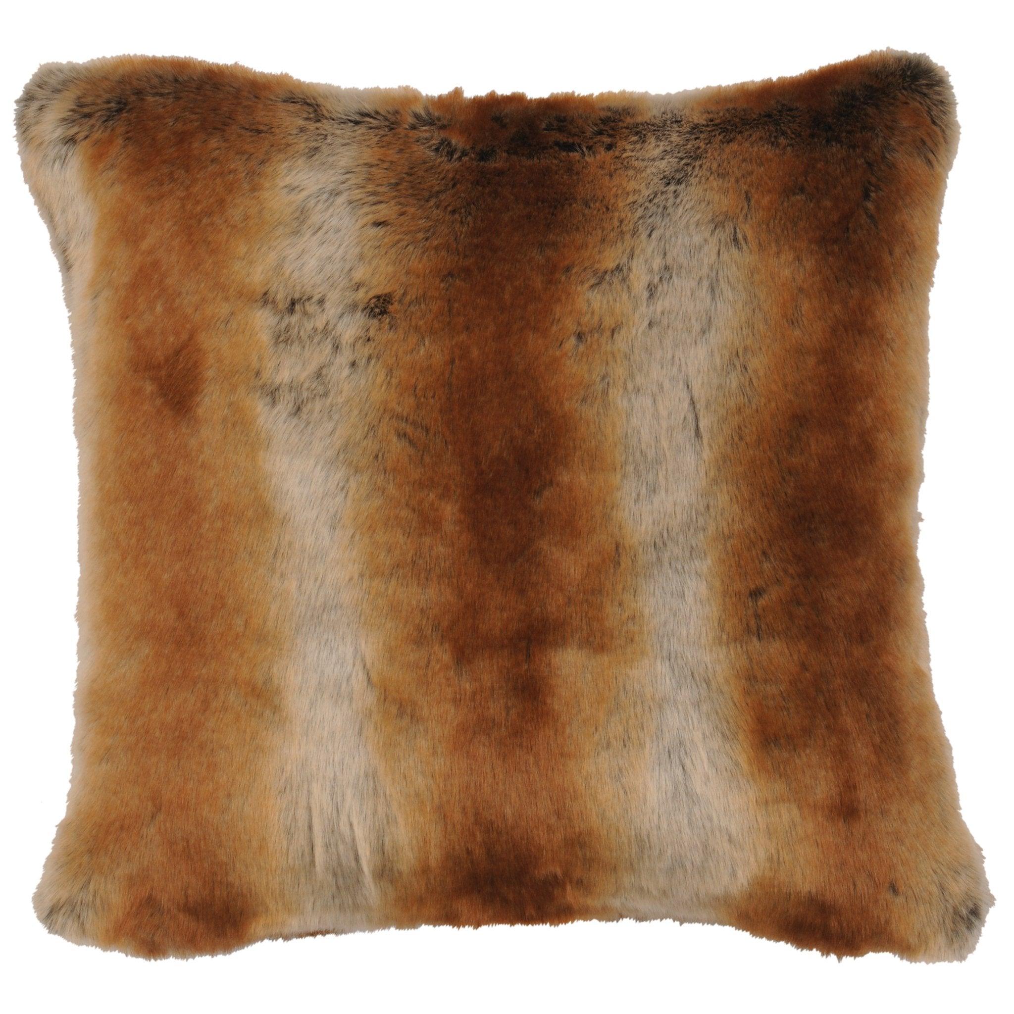 Stylish Chinchilla Faux Fur Euro Sham made in the USA - Your Western Decor