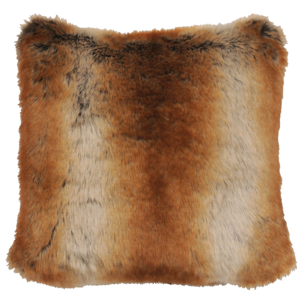 Stylish Chinchilla Faux Fur Throw Pillow made in the USA - Your Western Decor