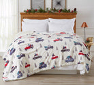 Trucks N' Trees Sherpa Bedspread - Your Western Decor