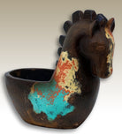 Clay horse planter pot - Your Western Decor