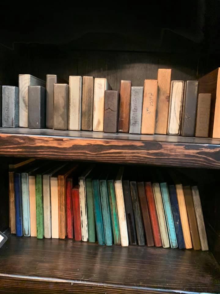 Custom color wash furniture finish colors