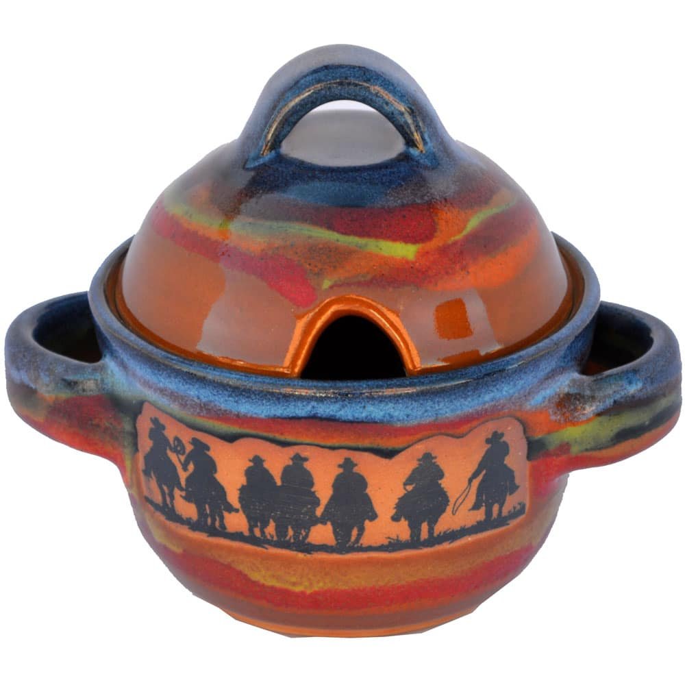 Cowboy Posse Sugar Pot - American handmade tableware - Your Western Decor